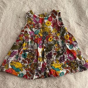 Floral Cotton Sleeveless baby Dress